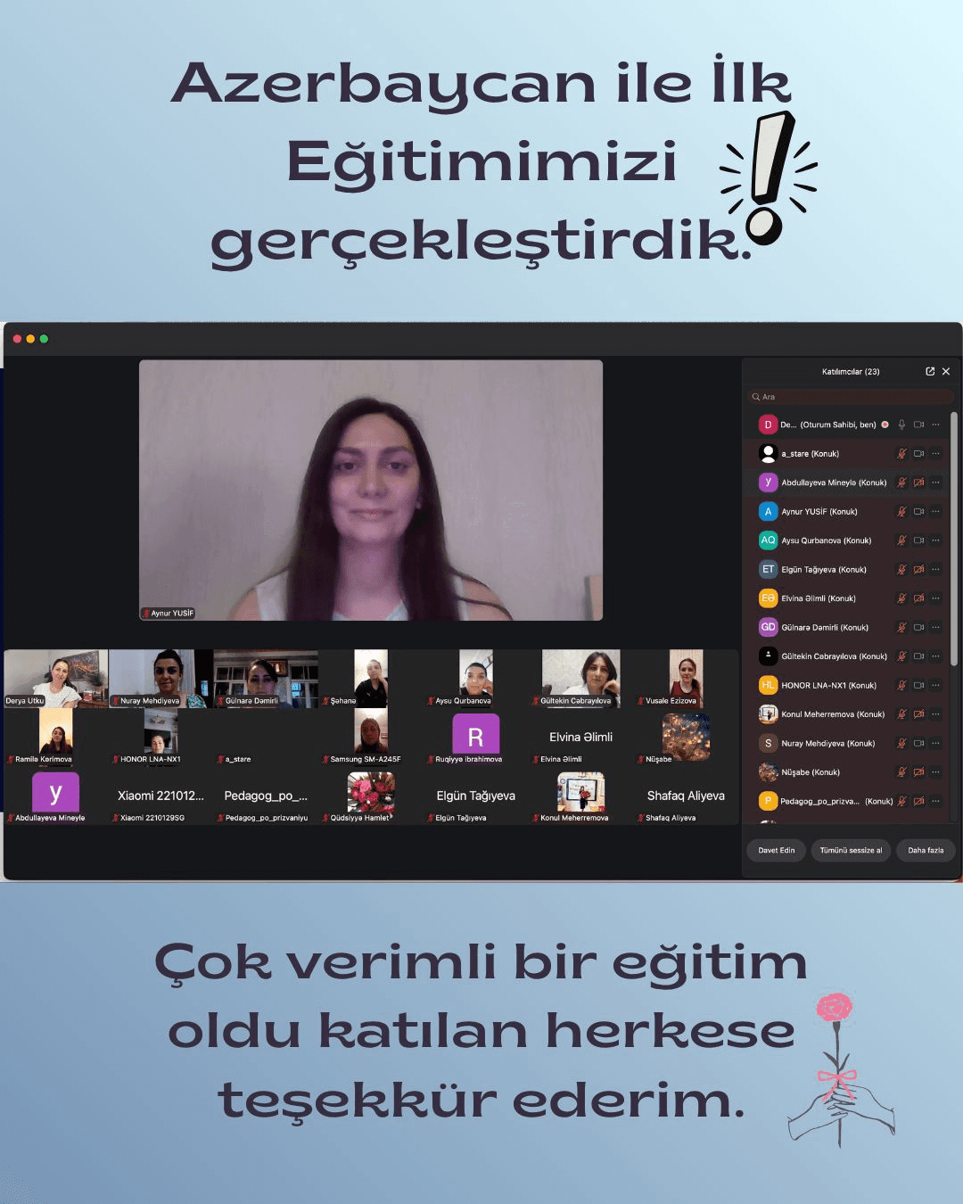 CoderiApp eğitim oturumu