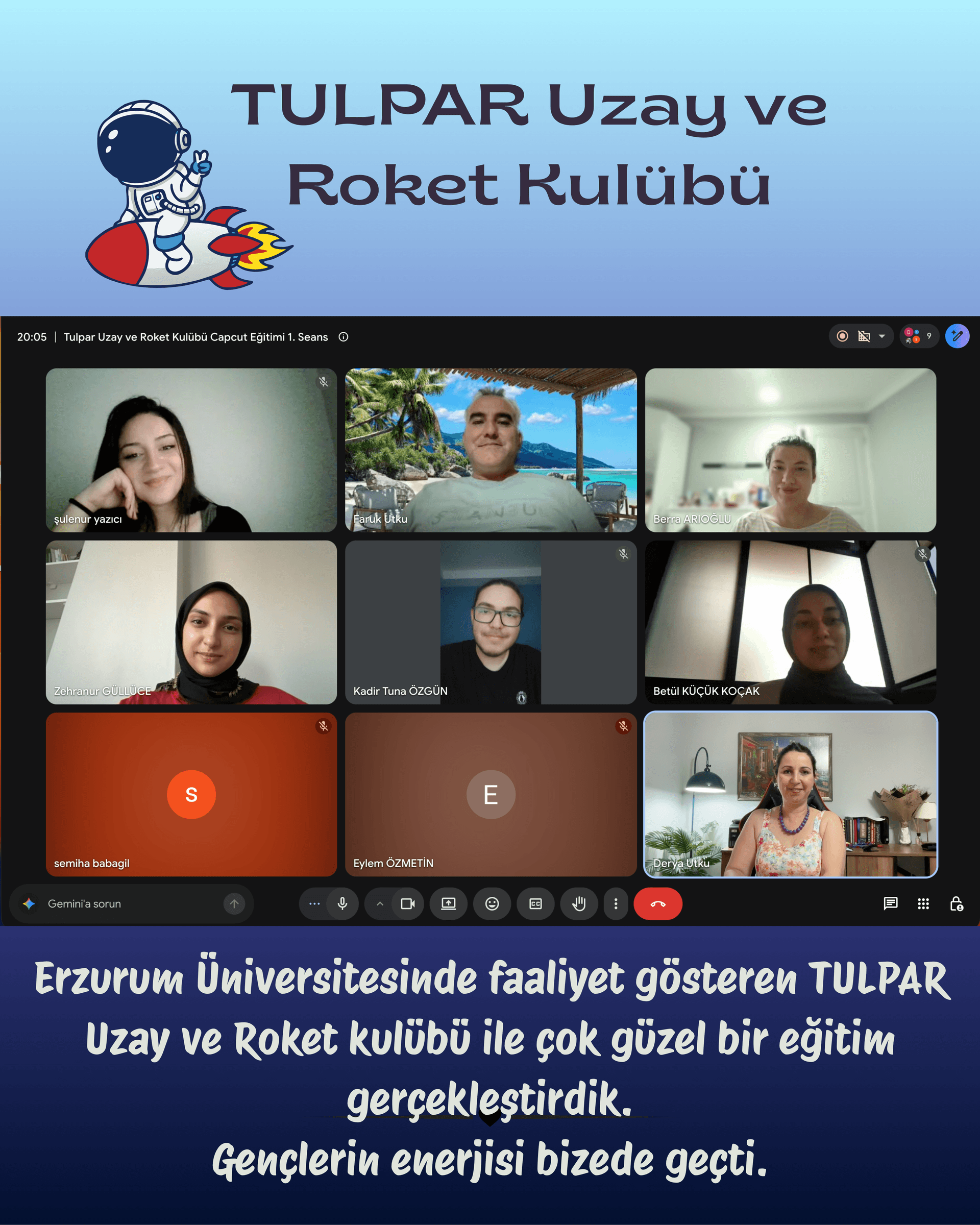 CoderiApp eğitim oturumu